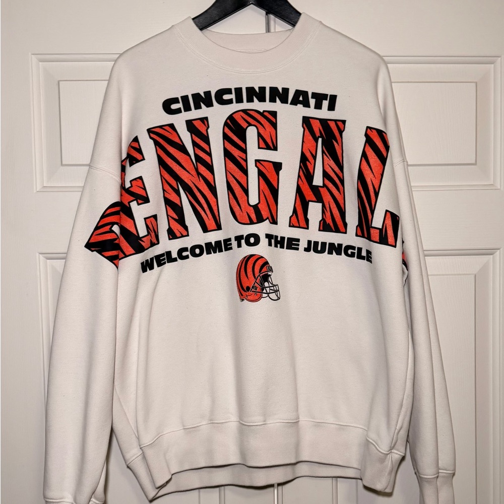 Bengals Abercrombie and Fitch NFL crewneck